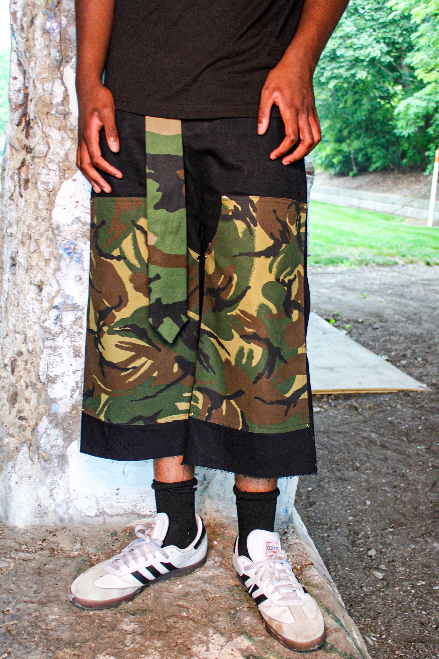 Camo Double Knee Jorts
